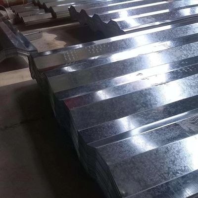 Big Spangle Corrugated Steel Sheet for roofing / Wall Cladding
