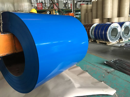 PE / SMP / HDP / PVDF Color Coated Steel Coil Manufacturers High Strength
