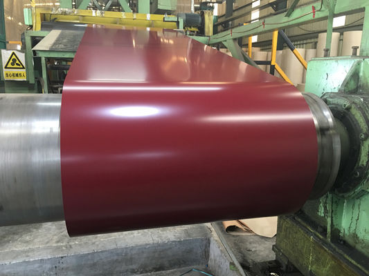 PE / SMP / HDP / PVDF Color Coated Steel Coil Manufacturers High Strength
