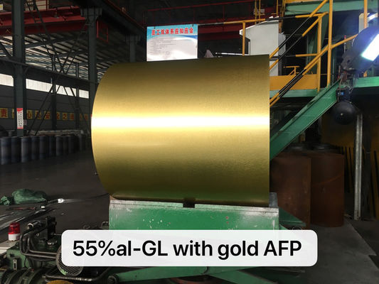 Automobile GL Steel Coil 300Mpa-550Mpa Aluzinc Steel Coil ISO9001 Certification