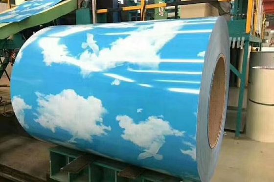 Color Coated Lamination Steel Plate Anti Rust Mill Edge Flat Shape