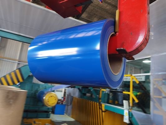 0.13-0.8mm PPGL Steel Coil Coated Aluzinc Steel Coil For Building Construction