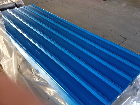 Roofing Corrugated Steel Sheet 1000mm-6000mm With 18-25% Elongation