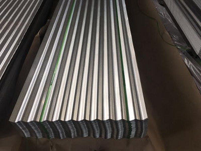 Roofing Corrugated Steel Sheet 1000mm-6000mm With 18-25% Elongation