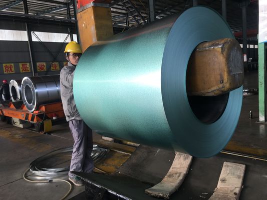 Prepainted Galvalume Steel Coil 0.13mm-0.80mm For Sandwich Panel
