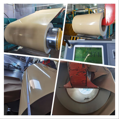 Durable RAL Color Steel Coil For Wall Cladding / Building Materials