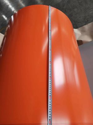 Red PPGL Steel Coil 0.13mm-0.8mm Coated Galvanized Coil Corrosion Resistant