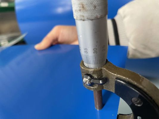 Blue Decoration Ppgl Steel Coil 0.13-0.8mm Thickness