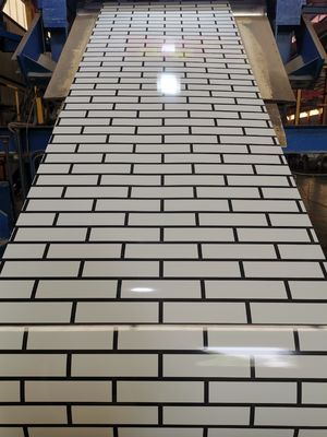 Coated Printed Steel Sheet Coil 600mm-1250mm Width Corrosion Resistant