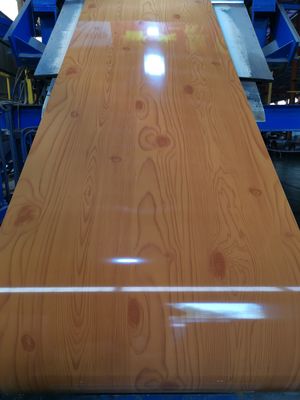 Coated Printed Steel Sheet Coil 600mm-1250mm Width Corrosion Resistant