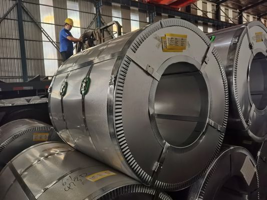 Soft GI Steel Coil Galvanized Zinc Coating 50-275g/m2 Elongation 20%-30%