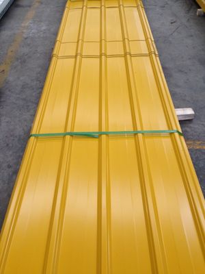 Custom Galvanized Corrugated Metal Roofing Sheet / Color Coated Gi Roofing Sheet
