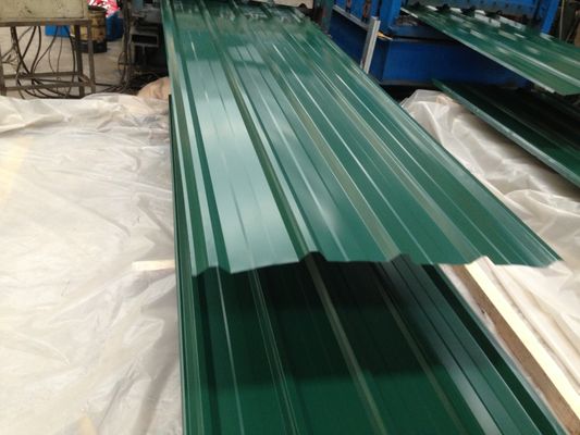 0.8MM Long Lasting Corrugated Metal Panels Construction
