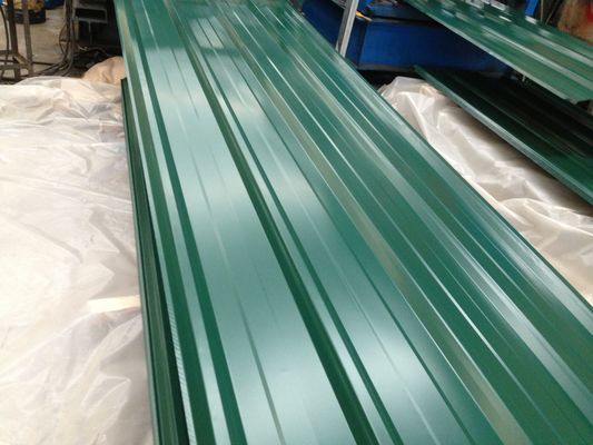 Custom Galvanized Corrugated Metal Roofing Sheet / Color Coated Gi Roofing Sheet