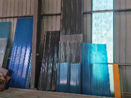 Pvc Steel Metal Corrugated Roofing Sheets Normal Spangle