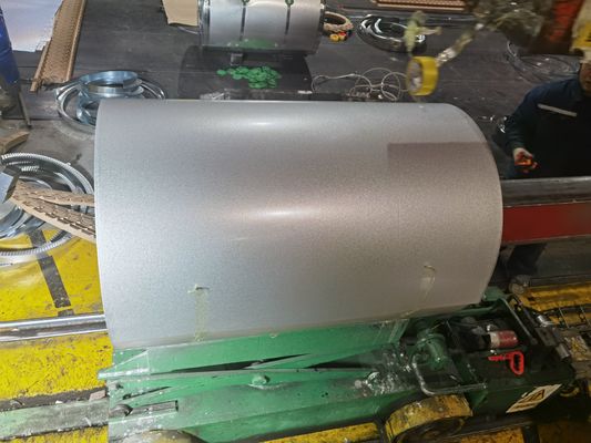 Big Spangle Galvalume Steel Coil With AZ Coating 30-200gsm And Coil