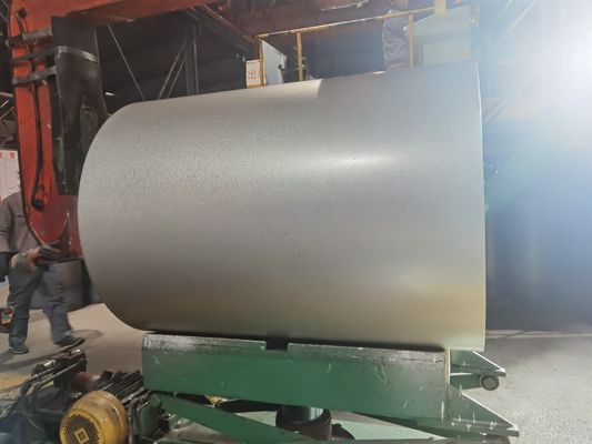 CFR Term Galvalume Steel Coil With Big Spangle And Slit Edge / Mill Edge