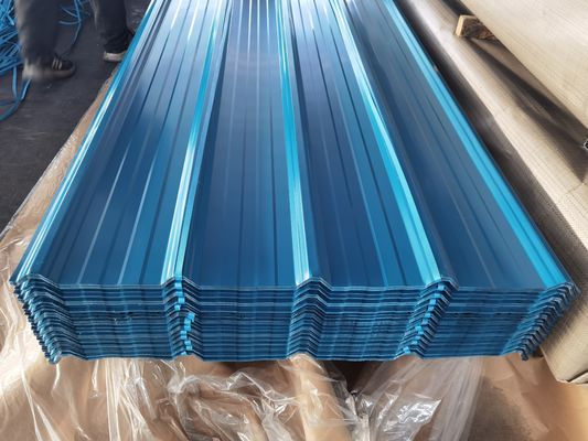 High Hardness 60-95HRB Corrugated Steel Sheet Surface 20-275g/M2 Zinc Coating